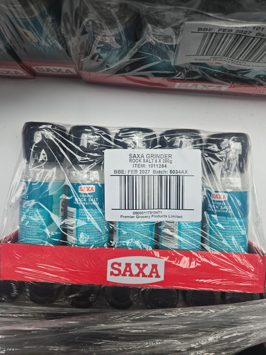 Saxa Rock Salt Grinder 200g
