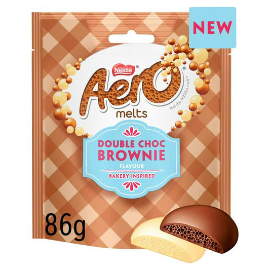 86g aero melts doudle choc brownie pouch