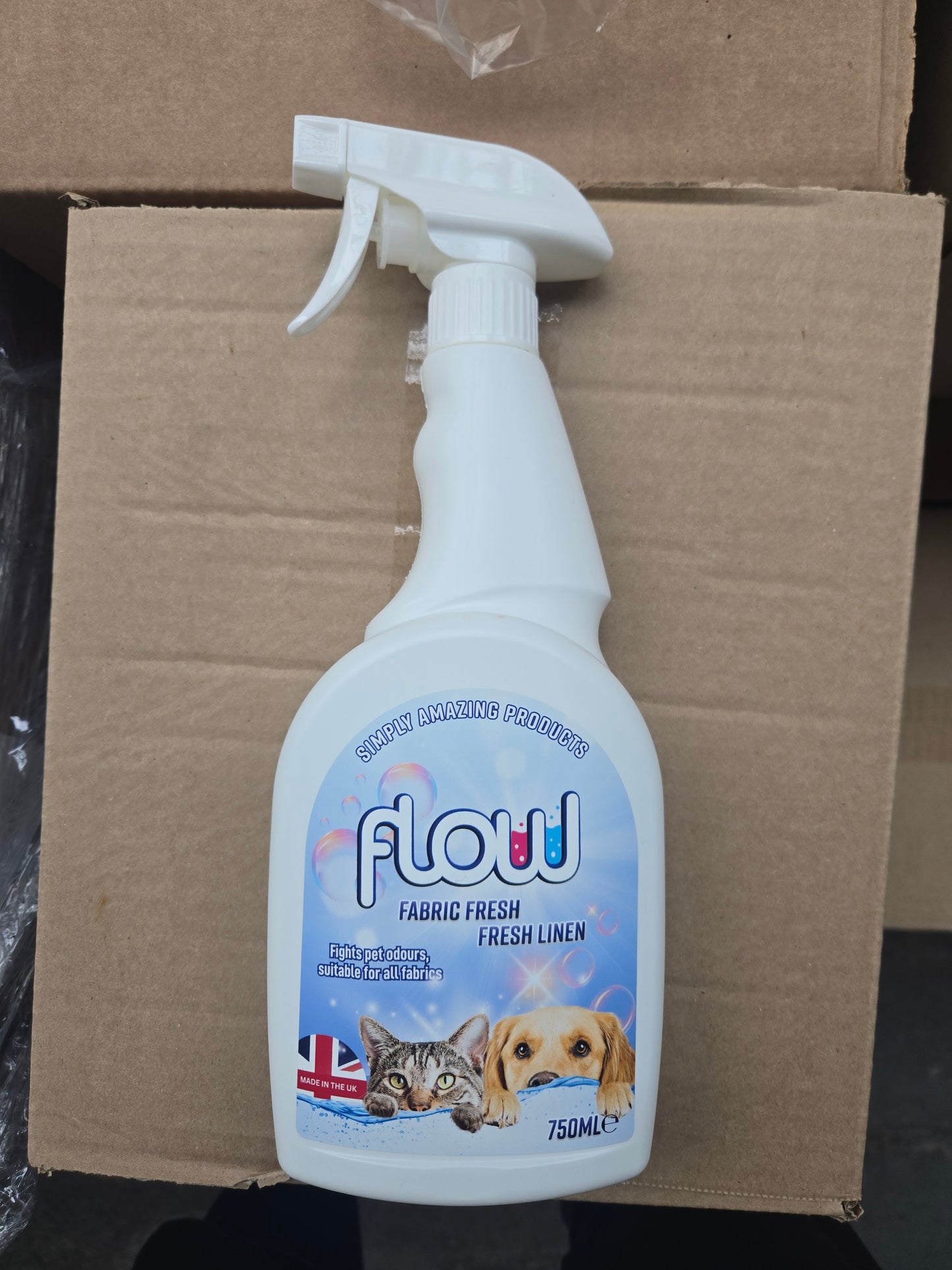 Flow fabric fresh 750ml