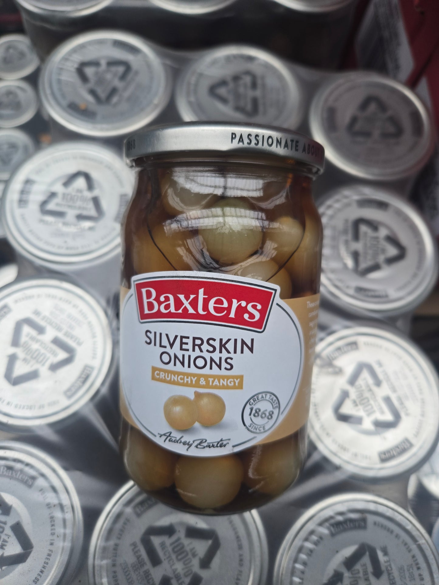 Baxters Silverskin onions 440g